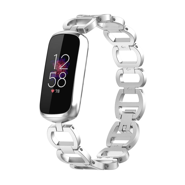 Chofit Armbänder kompatibel mit Fitbit Luxe Armband, klassisches Metall Edelstahl Armband Armbänder