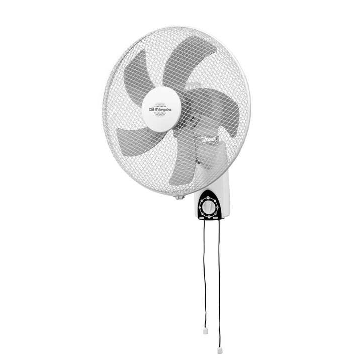 Orbegozo WF 1040 Wandventilator, 45 W, 40 cm, mit 3 Betriebsmodi und 3 Geschwindigkeiten, 5 gebogene