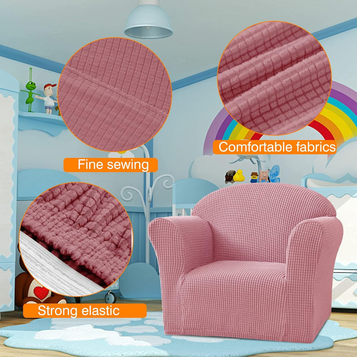 VanderHOME Kindersofa Bezug Sofas fürs Kinderzimmer Stretch Spandex Couchbezug Sofahusse fürs Kinder