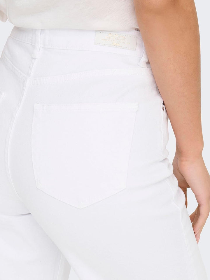 ONLY Female Weit geschnitten ONLJUICY HW Wide Leg DNM REA NOOS 28W / 32L Weiss, 28W / 32L Weiss