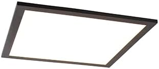 QAZQA - Modern Deckenleuchte I Deckenlampe I Lampe I Leuchte schwarz 40 cm inkl. LED mit Fernbedienu