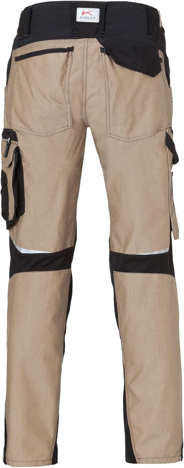 KÜBLER Workwear KÜBLER PRACTIQ Arbeitshose schwarz, Grösse 25, Herren-Arbeitshose aus verstärkter Ba