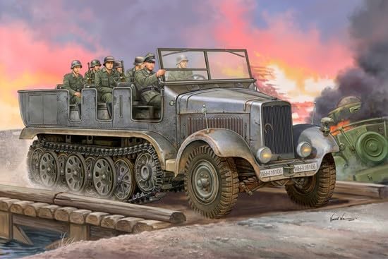 Trumpeter 05531 - Sd.Kfz.6 Halbkettenfahrzeug Artillerieausführung