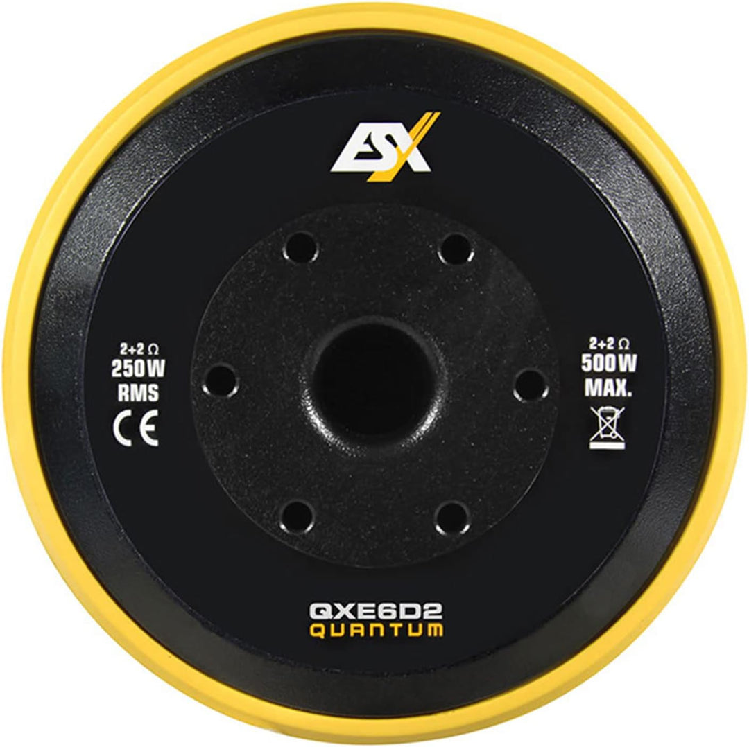 ESX QXE6D2 16,5 cm (6.5”) Compact Subwoofer 250/500 Watt RMS/max