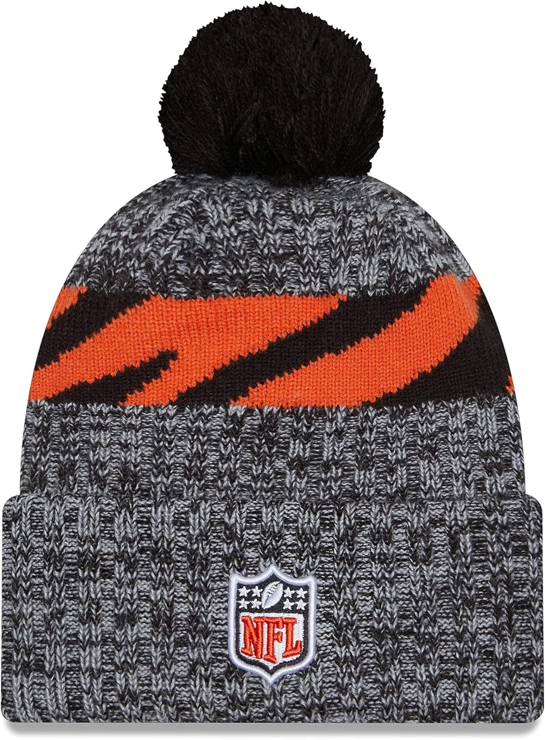 New Era NFL Sideline Sport Knit Mütze American Football 2023/2024 Wintermütze mit Bommel One Size al
