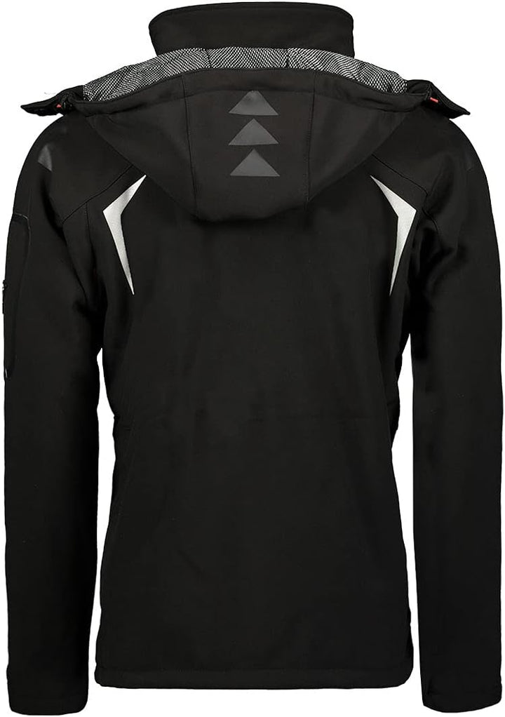 Geographical Norway Tangata Herren Softshell Funktions Outdoor red S Schwarz, S Schwarz
