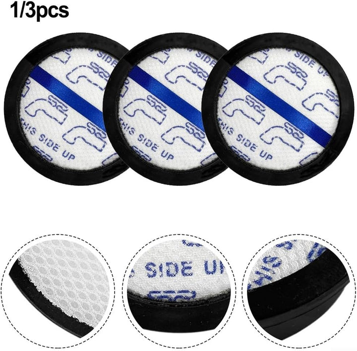Akku-Staubsaugerfilter für EUREKA, Ersatzteil-Zubehörfilter (3 Stück) 3er-Pack, 3er-Pack