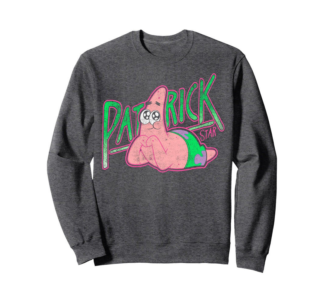 SpongeBob Schwammkopf Patrick Star Klassisches Süsses Lächeln Sweatshirt