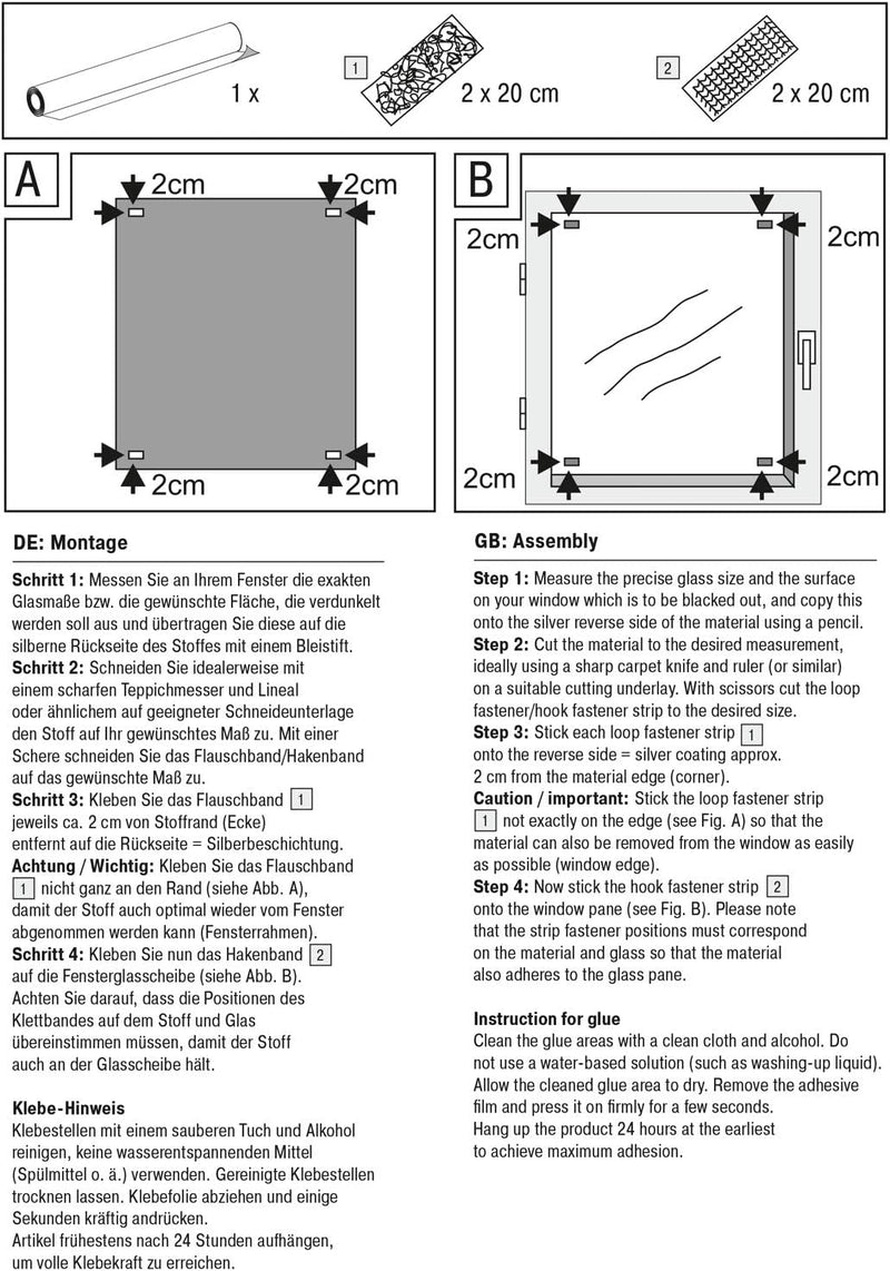 GARDINIA Thermo-Sonnenschutz für Dachfenster, Flexibler Sonnenschutz für Auto, Fenster und mehr, Hit