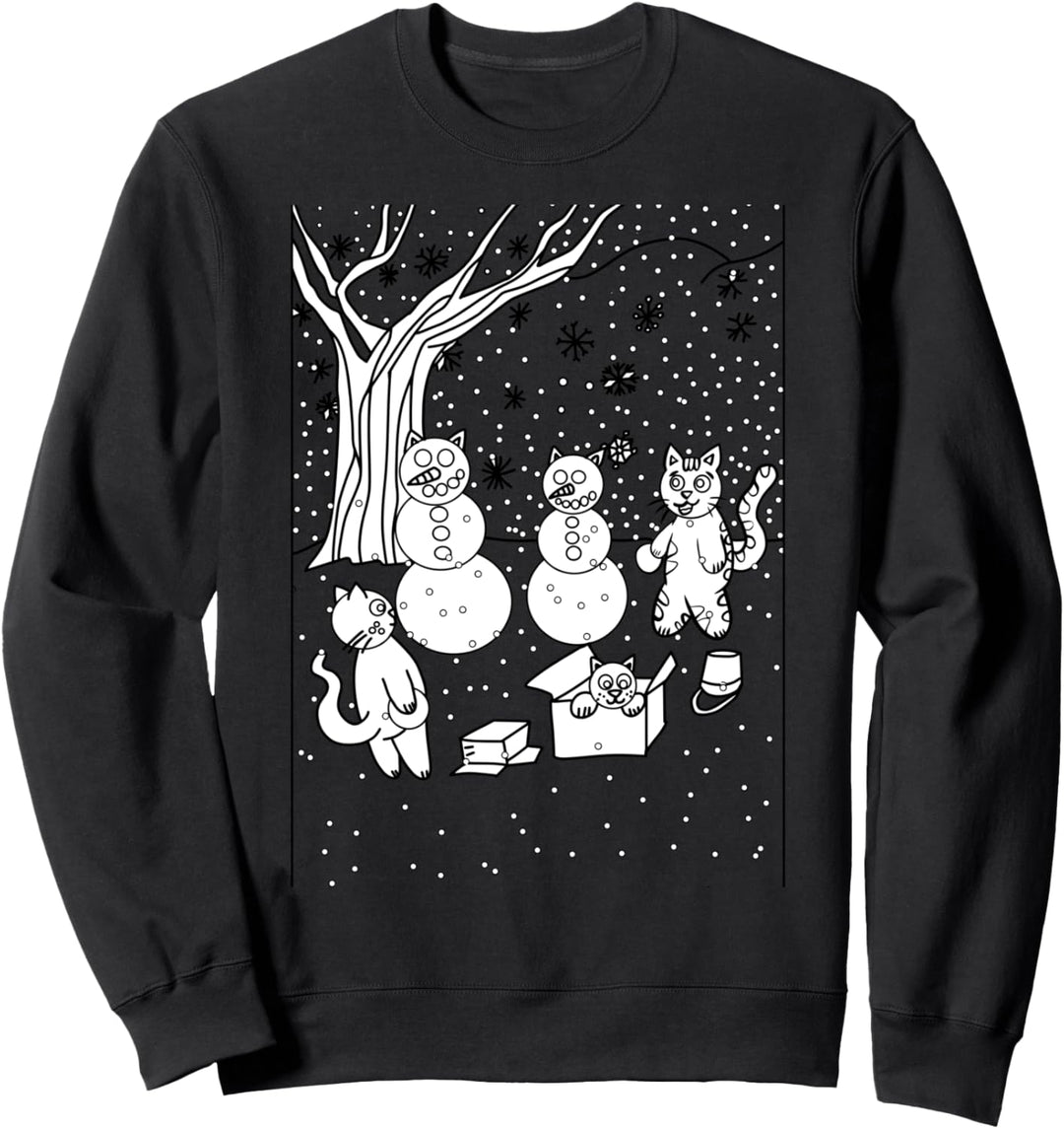Nettes Katzen-entzückendes Kätzchen-Tier Sweatshirt