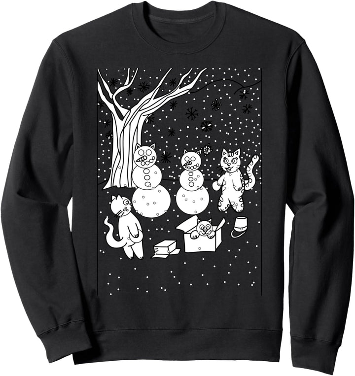 Nettes Katzen-entzückendes Kätzchen-Tier Sweatshirt