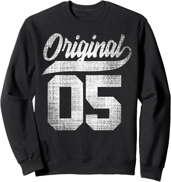 18.Geburtstag Original Junge Mädchen Vintage Jahrgang 2005 Sweatshirt