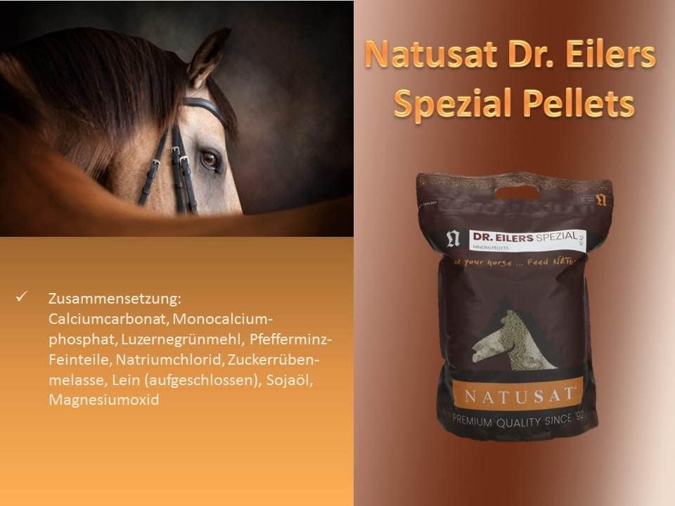 Natusat Dr. Eilers Spezial Pellets 5 kg - Stoffwechsel/KPU bei Pferden - Mineralfuttermittel