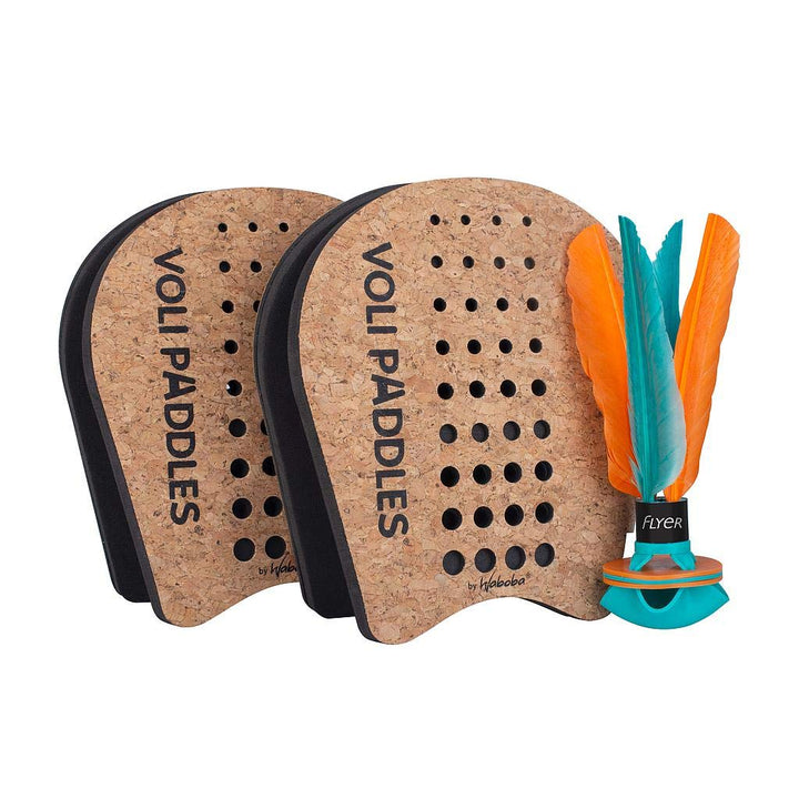 Waboba VOLI - Rethink Your Paddle Game – Backyard Set Includes: 2 Wearable Paddles and 1 Oversized S