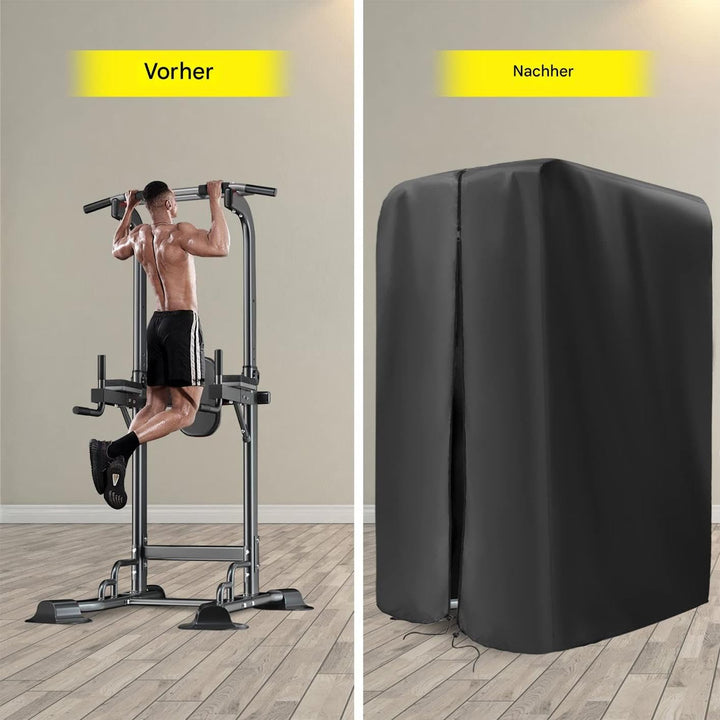 Pull Up Station Abdeckung - Trainings Kraftstation Abdeckung,Schutzhaube Für Fitnessgeräte Für Balko