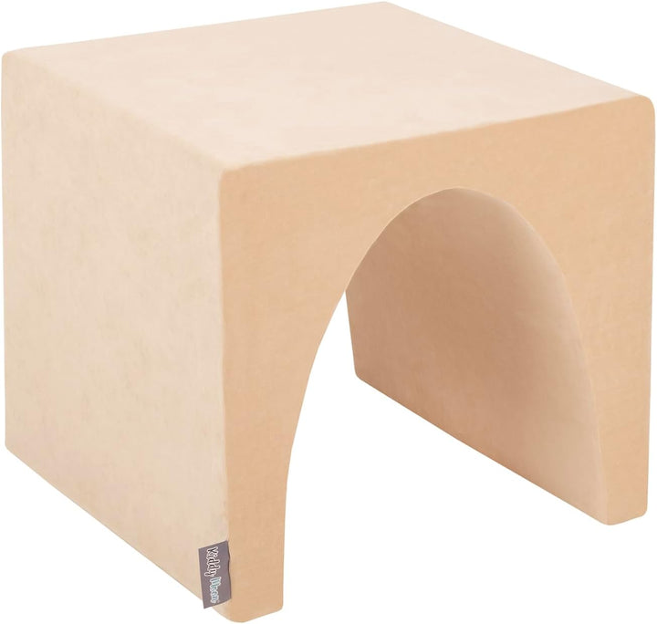 KiddyMoon Spielplatz Velvet Aus Schaumstoff Für Babys Spielbad Hindernisläufen, Element Hügel/Tunnel