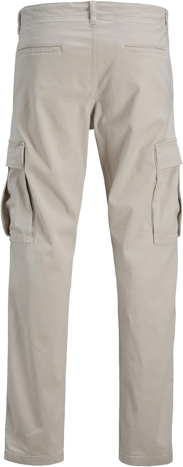 JACK &amp; JONES Male Cargo-Hose Relaxed Fit Cargo-Hose 30W / 32L Castlerock, 30W / 32L Castlerock