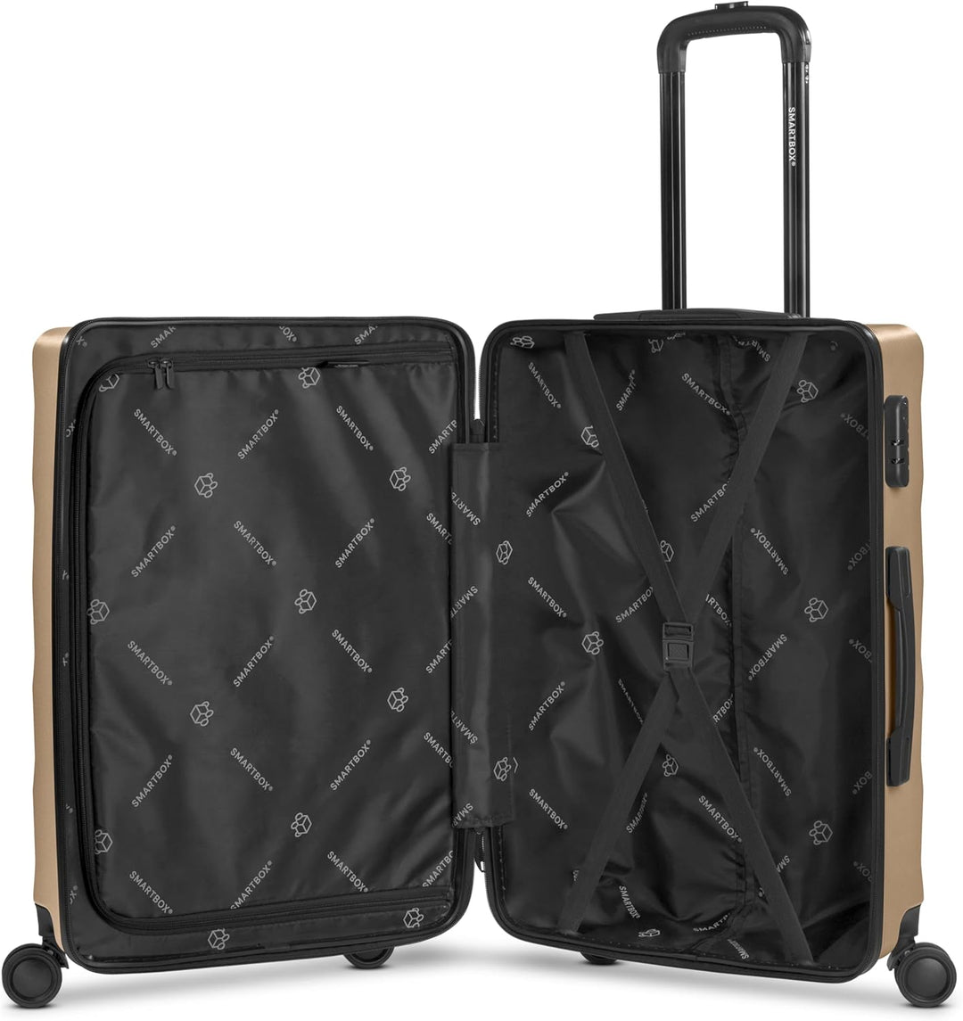 Smartbox Hartschalen Koffer-Set 3-teilig für Damen & Herren | leichte & stabile Reise-Trolleys aus h