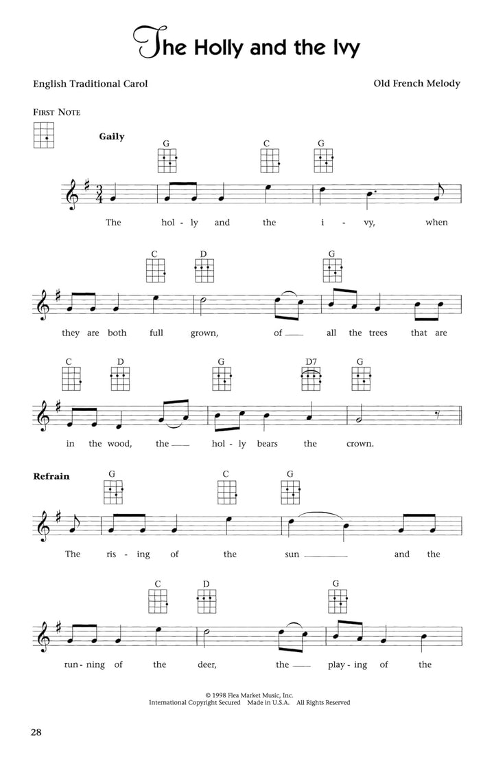 Jumpin' Jim's Ukulele Christmas: Ukulele Solo, Taschenbuch