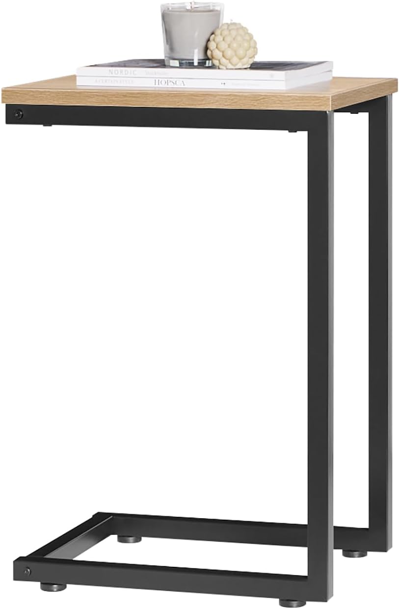 SoBuy FBT44-HG Betttisch Beistelltisch Kaffeetisch Sofatisch Laptoptisch Pflegetisch Hellgrau BHT ca