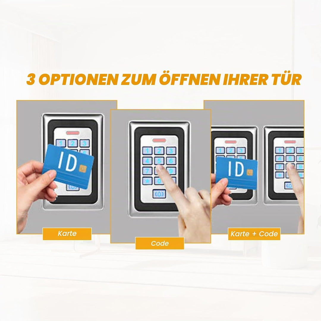 Türzugangssystem Wasserdichtes Zutrittskontrollsystem mit Demontagealarm Smart Keypad Sicherheitskon