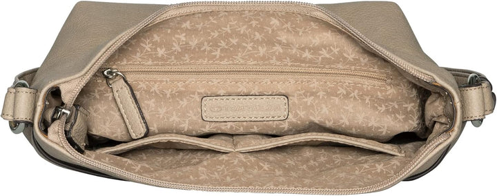 TOM TAILOR bags Imeri Damen Umhängetasche Crossbody Bag Klein 28 x 8,5 x 25 Taupe, 28 x 8,5 x 25 Tau
