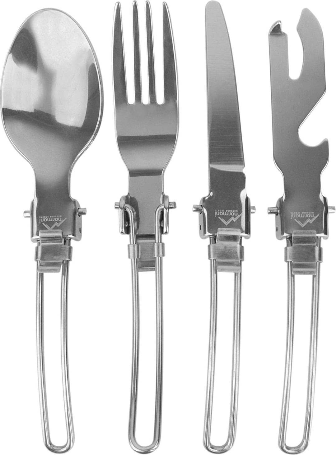 normani Kochgeschirr Set aus Bundeswehr Aluminium Kochgeschirr + BW Besteck mit Flaschenöffner und r