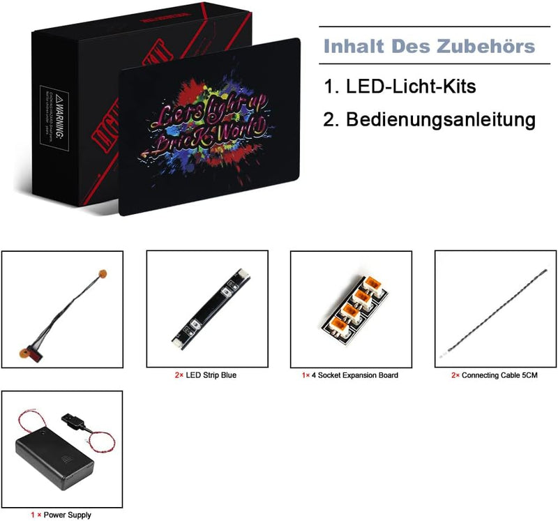 Led Licht Set Kompatibel mit Lego Snubfighter der Piraten Set (Kein Modell), Dekorationsbeleuchtungs