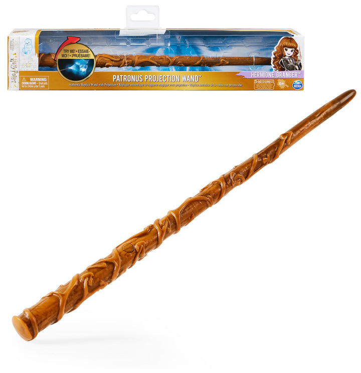 Wizarding World Harry Potter - Leuchtzauberstab von Hermine Granger mit Patronus-Projektion,, ca. 33