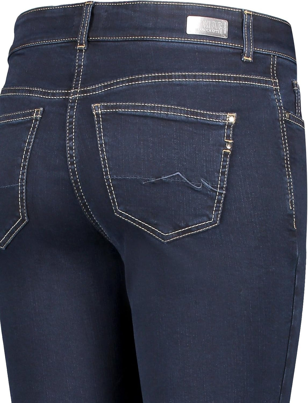 MAC Jeans Damen Straight Jeans ANGELA 40W / 30L Blau (Dark Blue D845), 40W / 30L Blau (Dark Blue D84