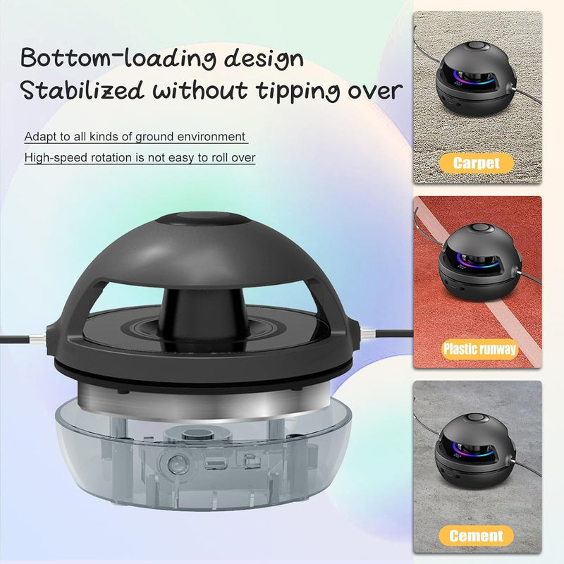 Elektronische Springseil, Smart Jump Rope Machine mit Fernbedienung, Bluetooth Springseilmaschine, E