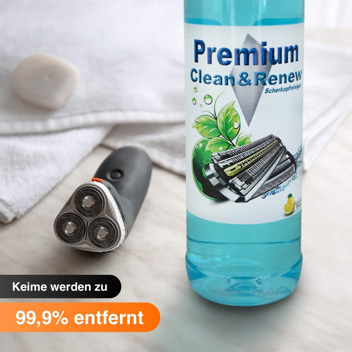 RedFOX24 Premium Scherkopfreiniger zum Nachfüllen - für Braun Clean&Charge Stationen - Deutsches Pro