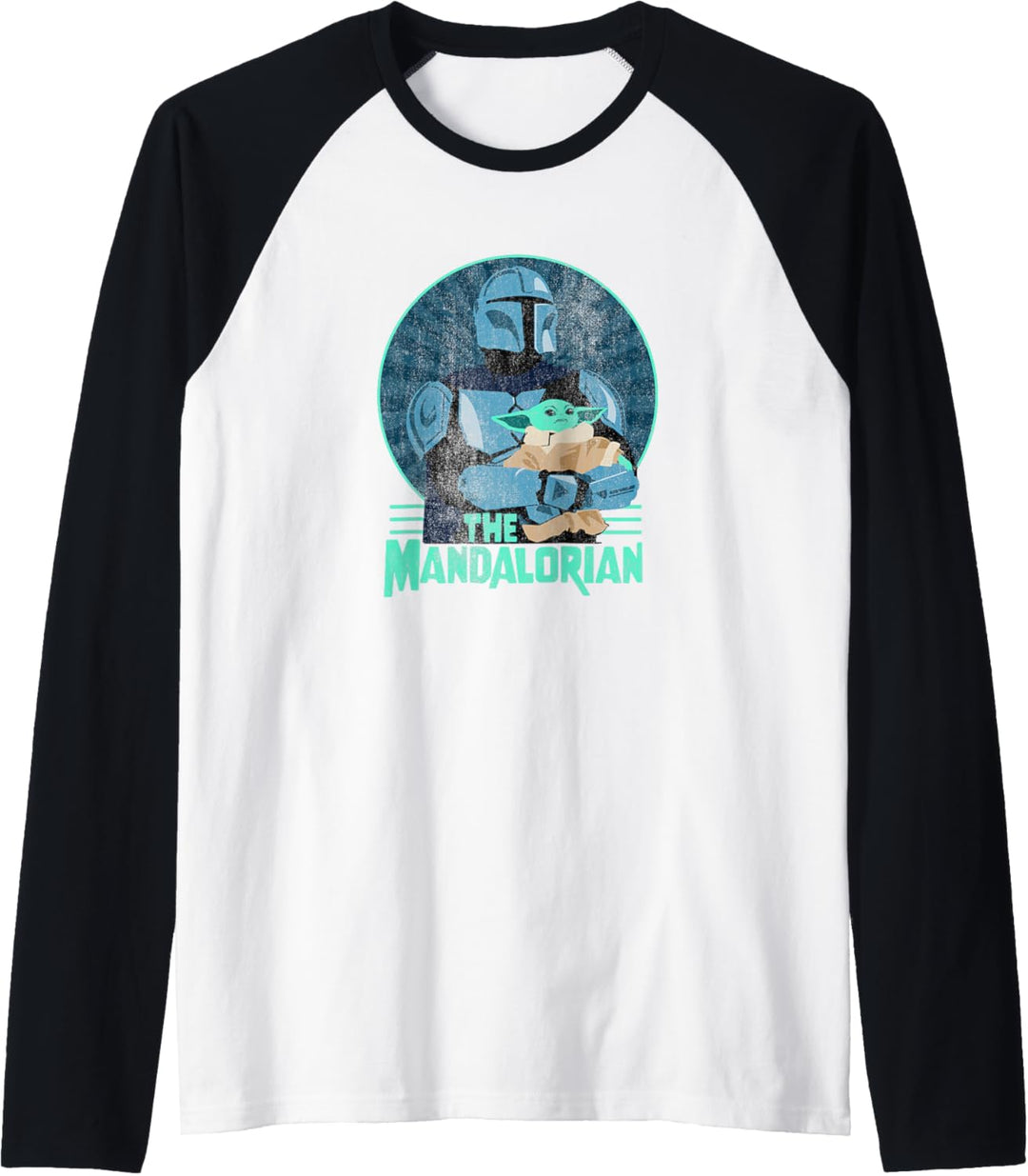 Star Wars: The Mandalorian & Grogu Looking in The Distance Raglan