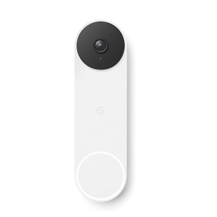 Nest Google Doorbell - akkubetriebene Türklingel mit Videofunktion, 960P, Schwarz/Weiss, 1 Stück - P