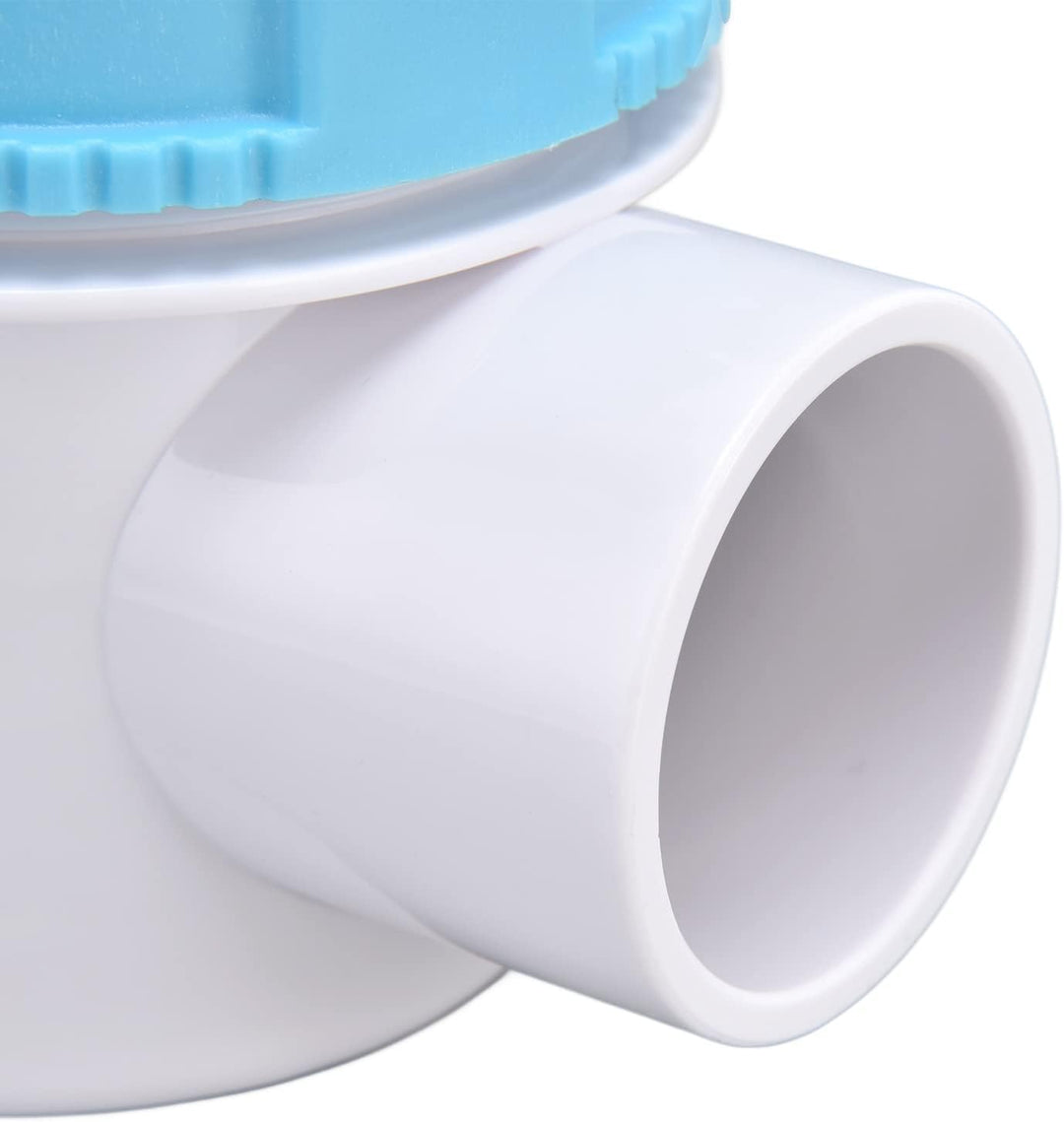 Pool-Rückschlagventil, Mehrzweck-G1-1/2-Schwimmbecken-PVC-Sicherheitsrückschlagventil 50-mm-Rohr-Rüc