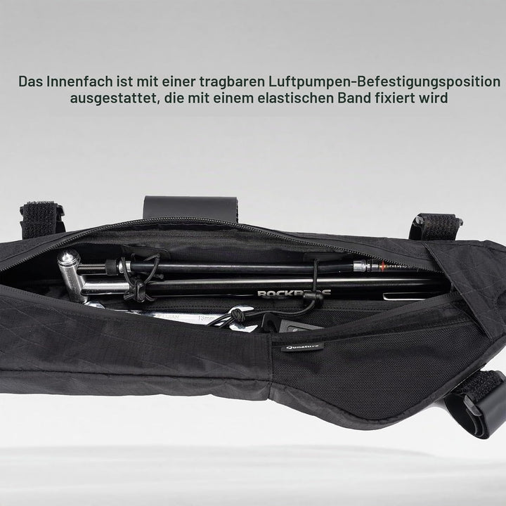 Fahrrad Rahmentasche Fahrradtasche, wasserdichte Fahrradtasche unter dem Schlauch, 4,2L mit Aussenta