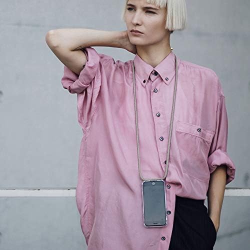 KNOK Handykette Kompatibel mit Apple iPhone 17 PRO - Silikon Hülle mit Band - Handyhülle für Smartph