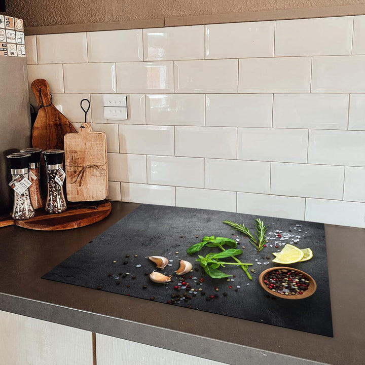 KitchenYeah© Herdabdeckplatte Einteilig Ceranfeld Abdeckplatte für Induktionsschutz Ceranfeldabdecku