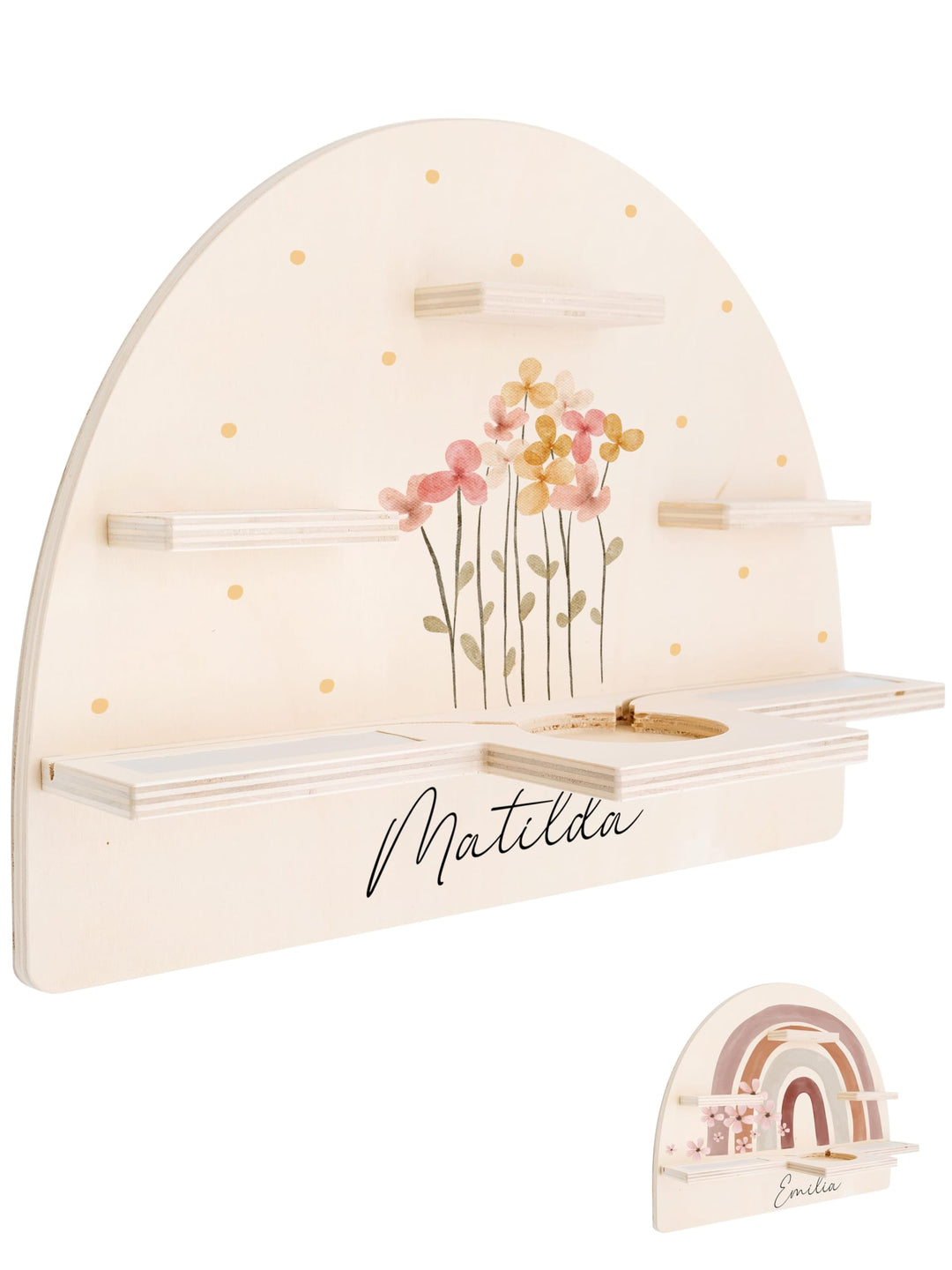 Bärenfreunde personalisiertes Tonie Regal für Kinderzimmer - Magnetisches Toniebox Regal für Toniebo