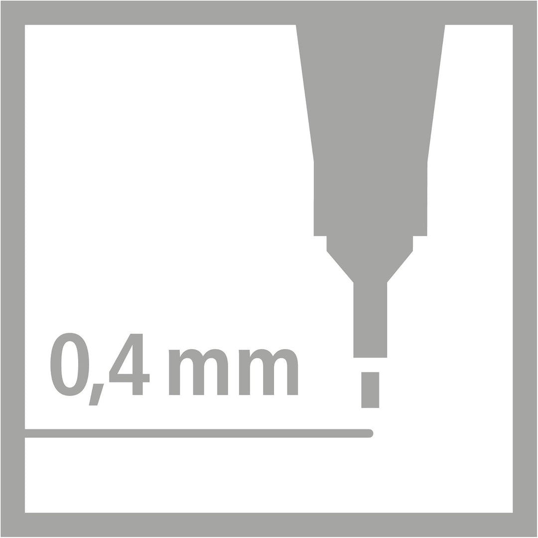 Fineliner - STABILO point 88 - 30er Pack - mit 30 verschiedenen Farben inkl. 5 Neonfarben 30 verschi