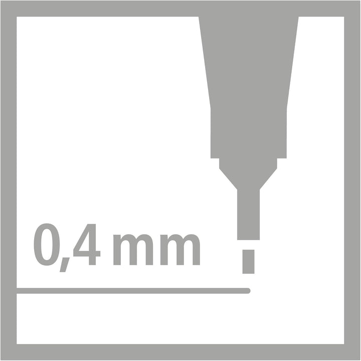 Fineliner - STABILO point 88 - 30er Pack - mit 30 verschiedenen Farben inkl. 5 Neonfarben 30 verschi