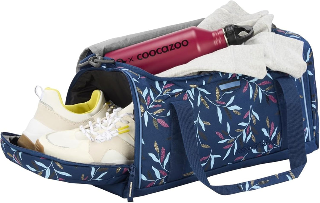 coocazoo Sporttasche, Hauptfach, Nasswäschefach, Seitentasche, Reflektoren, 20 Liter, ab der 3. Klas
