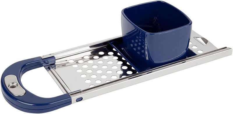 EUROHOME Spätzlereibe Edelstahl Kunststoff ohne "Nase" für kurze Knöpfle - Spätzlehobel 33 x 11 x 6,