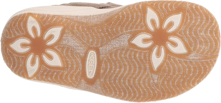 KEEN Unisex Kinder Elle Backstrap Slingback Sandalen 27/28 EU Brindle Star White, 27/28 EU Brindle S