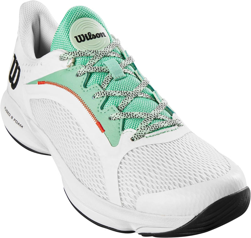 Wilson Damen Hurakn 2.0 paddelschuhe 36 2/3 EU White Biscay Green, 36 2/3 EU White Biscay Green