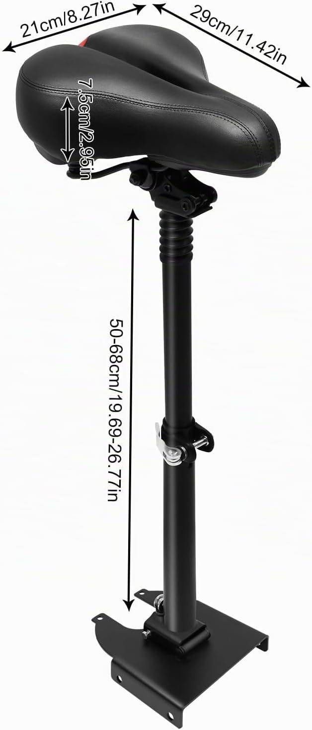 Elektrorollersitz für Erwachsene, Universel Elektrscooter Sattel Tragbar Scooter E-Scooter Zubehör T