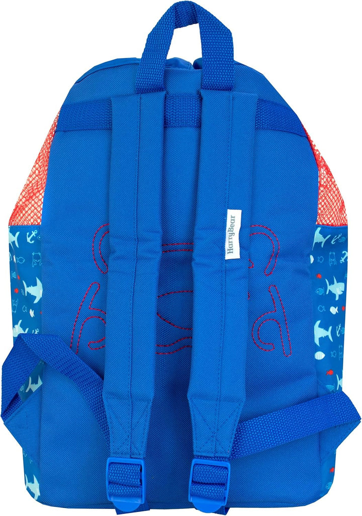 Harry Bear Kinder Badetasche Hai Blau