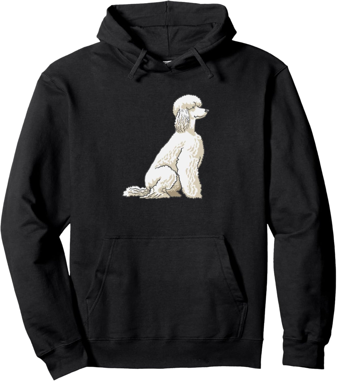 Flauschiger Pudel Pullover Hoodie