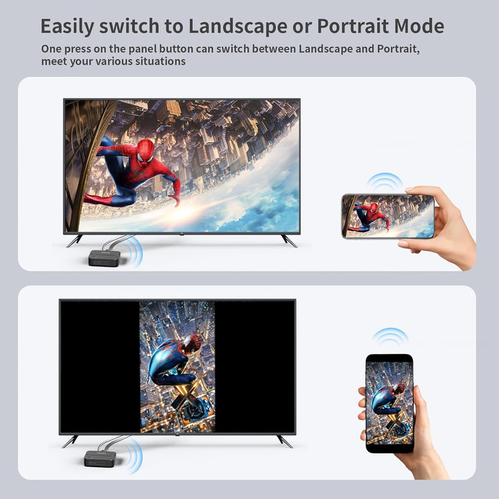 Unitek Wireless Hdmi Display Dongle Adapter - 2.4G/5G 4K Miracast/Airplay Adapter, Wi-Fi HDMI für TV