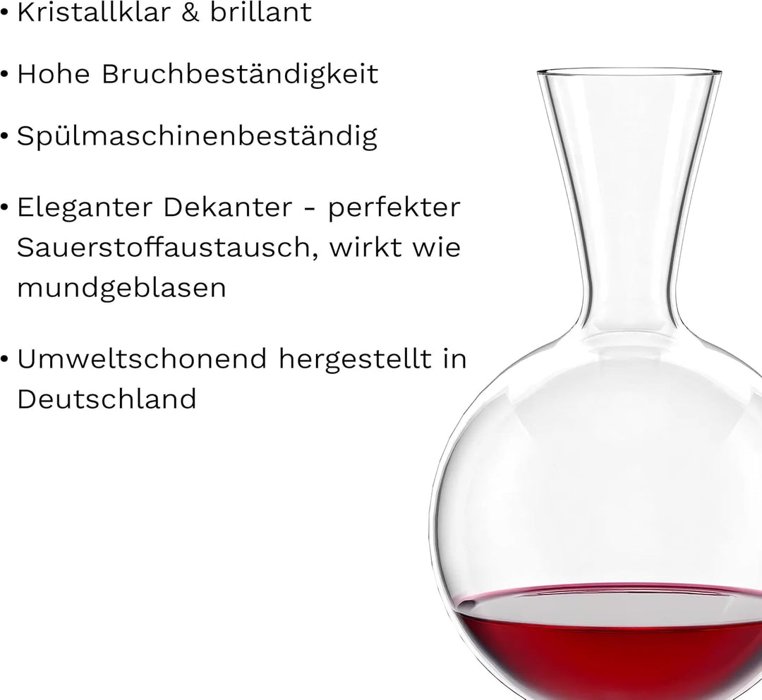 Stölzle Lausitz 401 00 59, Dekanter Earth, 750ml, Made in Germany Earth 750 ml, Earth 750 ml